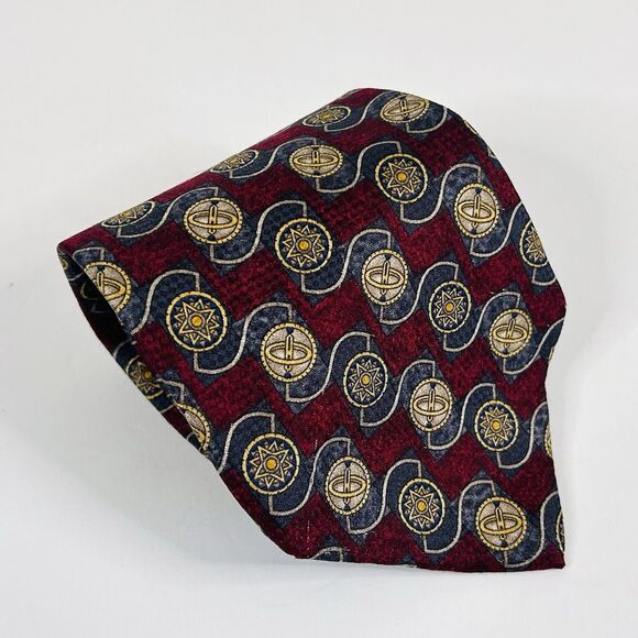 Metropolitan Museum of Art 100% Silk Necktie Tie Celestial Compass 4 x 58 3/4 - Picture 1 of 3
